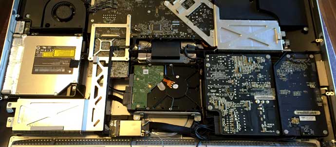 iMac Insides SSD iMac Install