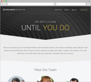 Iron Horse Interactive about page