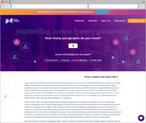 Iron Horse Marketing Ipsum Generator